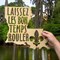 Laissez les Bon Temps Rouler - Maple Sign 14x13in - CUTOUT LETTERS